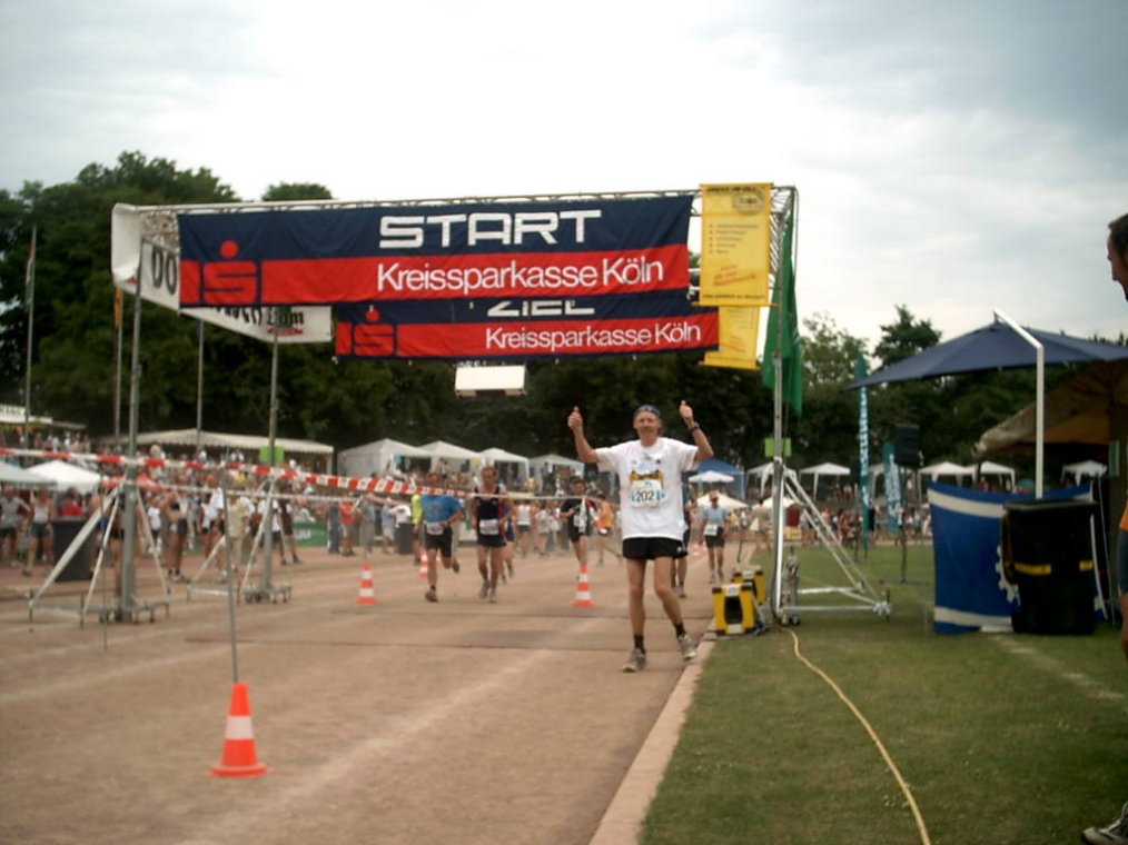 Genau 100 km geschafft