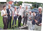 Meine Lauffreunde: Steffi, Ruth, Brigitte, ich, Rainer, Rolf, Thomas und Adam