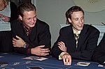 .... Florian und Sebastian sind bei bester Laune ....
